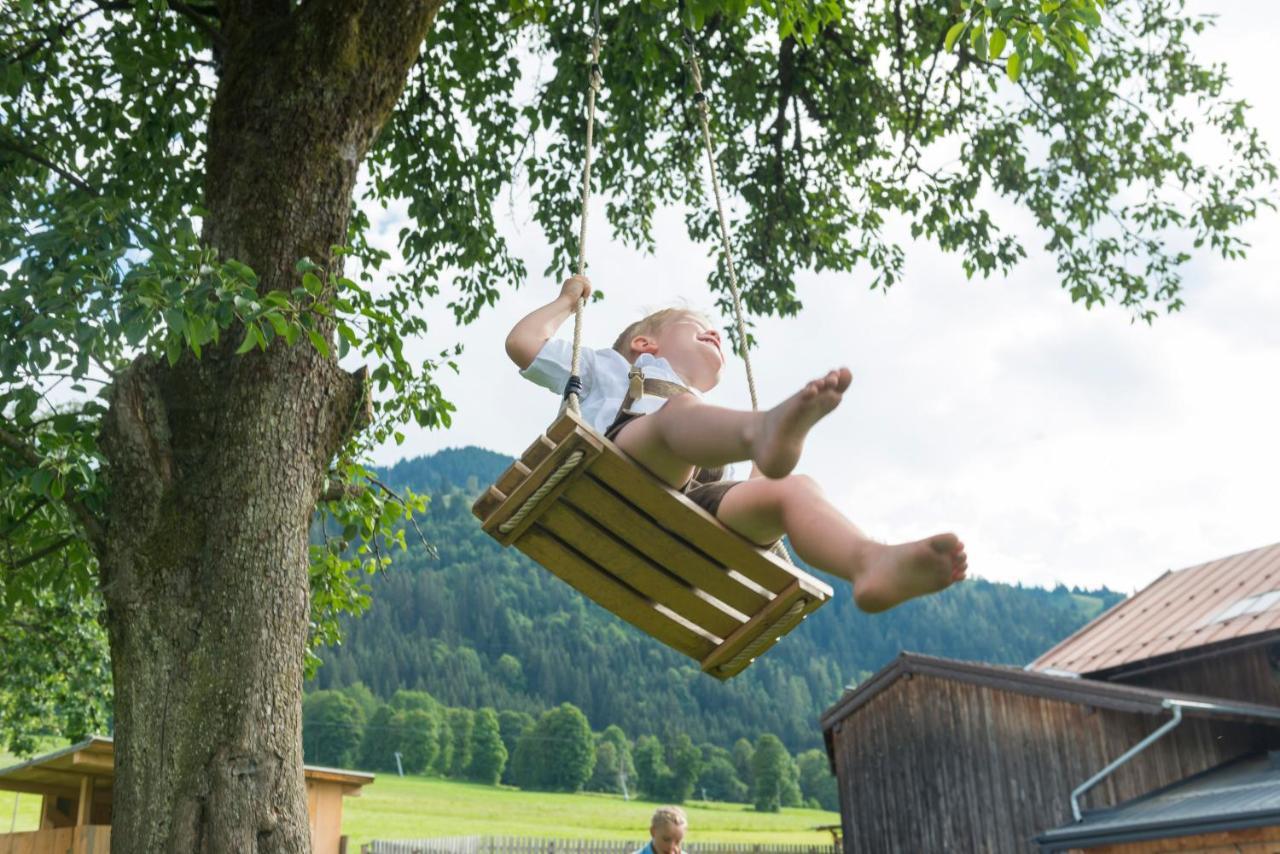 Hartlhof Urlaub Am Baby- Und Kinderbauernhof Villa Niederau Luaran gambar